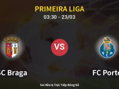 Kết Quả: SC Braga 1-2 FC Porto – Highlight & Bàn Thắng | Primeira Liga