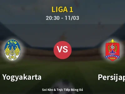 🔴 Trực Tiếp: PSIM Yogyakarta 2-2 Persijap – Link Xem Liga 1 (Full HD)