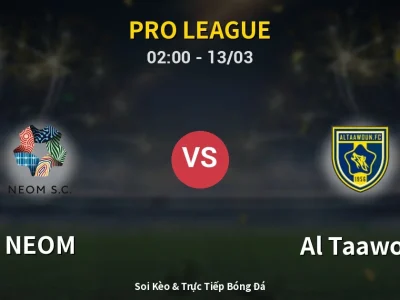 Kết Quả: NEOM 2-2 Al Taawon – Highlight & Bàn Thắng | Pro League