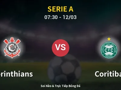 Kết Quả: Corinthians 0-2 Coritiba – Highlight & Bàn Thắng | Serie A