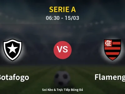Kết Quả: Botafogo 0-3 Flamengo – Highlight & Bàn Thắng | Serie A