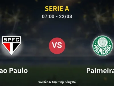 Kết Quả: Sao Paulo 0-1 Palmeiras – Highlight & Bàn Thắng | Serie A