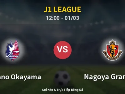 Kết Quả: Fagiano Okayama 1-1 Nagoya Grampus – Highlight & Bàn Thắng | J1 League