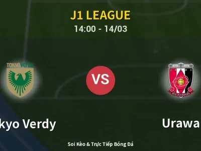 Kết Quả: Tokyo Verdy 1-0 Urawa – Highlight & Bàn Thắng | J1 League
