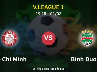 Kết Quả: Ho Chi Minh 0-1 Binh Duong – Highlight & Bàn Thắng | V.League 1