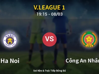 🔴 Trực Tiếp: Ha Noi 2-0 Công An Nhân Dân – Link Xem V.League 1 (Full HD)