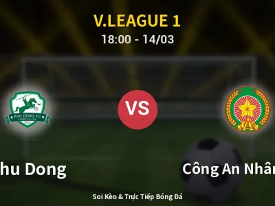 Soi Kèo Phu Dong vs Công An Nhân Dân – 18:00 14/03 | Nhận Định, Dự Đoán Tỷ Số