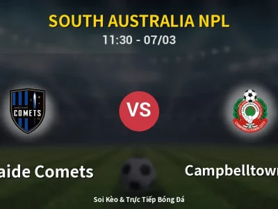 Kết Quả: Adelaide Comets 0-1 Campbelltown City – Highlight & Bàn Thắng | South Australia NPL
