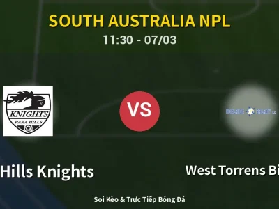 Kết Quả: Para Hills Knights 2-2 West Torrens Birkalla – Highlight & Bàn Thắng | South Australia NPL