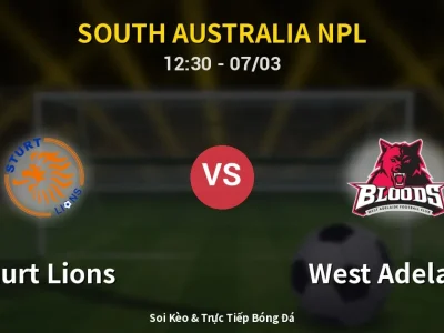 Soi Kèo Sturt Lions vs West Adelaide – 12:30 07/03 | Nhận Định, Dự Đoán Tỷ Số