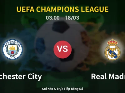 Kết Quả: Manchester City 1-2 Real Madrid – Highlight & Bàn Thắng | UEFA Champions League