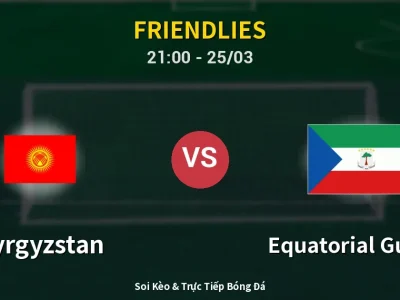 Soi Kèo Kyrgyzstan vs Equatorial Guinea – 21:00 25/03 | Nhận Định, Dự Đoán Tỷ Số