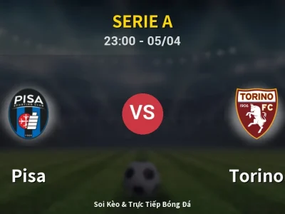 Soi Kèo Pisa vs Torino – 23:00 05/04 | Nhận Định, Dự Đoán Tỷ Số
