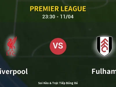 Soi Kèo Liverpool vs Fulham – 23:30 11/04 | Nhận Định, Dự Đoán Tỷ Số