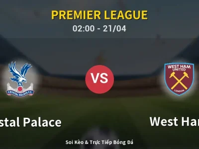 Kết Quả: Crystal Palace 0-0 West Ham – Highlight & Bàn Thắng | Premier League