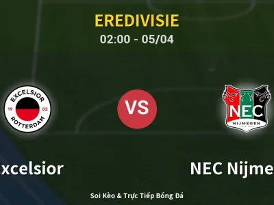 Kết Quả: Excelsior 0-2 NEC Nijmegen – Highlight & Bàn Thắng | Eredivisie