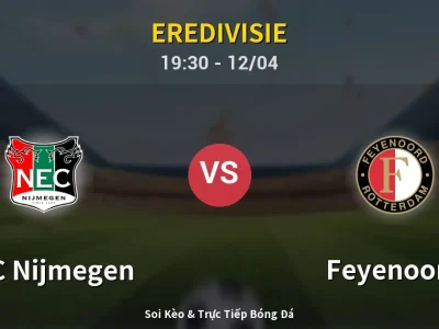 🔴 Trực Tiếp: NEC Nijmegen 0-0 Feyenoord – Link Xem Eredivisie (Full HD)