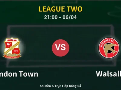 Soi Kèo Swindon Town vs Walsall – 21:00 06/04 | Nhận Định, Dự Đoán Tỷ Số