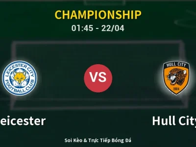 Kết Quả: Leicester 2-2 Hull City – Highlight & Bàn Thắng | Championship