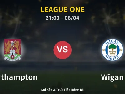 Soi Kèo Northampton vs Wigan – 21:00 06/04 | Nhận Định, Dự Đoán Tỷ Số