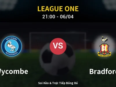Soi Kèo Wycombe vs Bradford – 21:00 06/04 | Nhận Định, Dự Đoán Tỷ Số