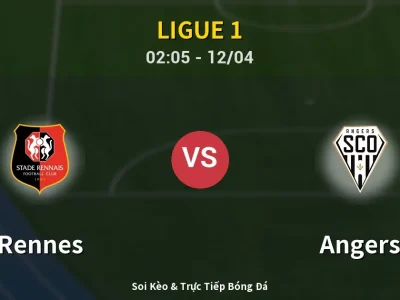 🔴 Trực Tiếp: Rennes 0-0 Angers – Link Xem Ligue 1 (Full HD)
