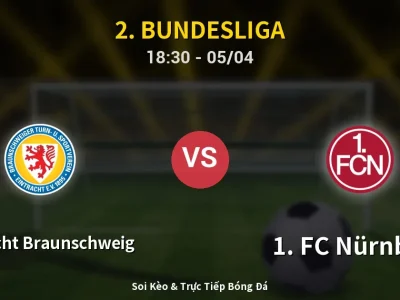 Soi Kèo Eintracht Braunschweig vs 1. FC Nürnberg – 18:30 05/04 | Nhận Định, Dự Đoán Tỷ Số