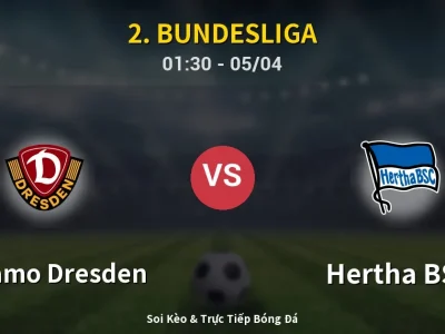 Kết Quả: Dynamo Dresden 0-1 Hertha BSC – Highlight & Bàn Thắng | 2. Bundesliga