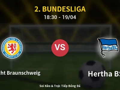 Kết Quả: Eintracht Braunschweig 1-1 Hertha BSC – Highlight & Bàn Thắng | 2. Bundesliga