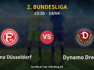 Soi Kèo Fortuna Düsseldorf vs Dynamo Dresden – 23:30 24/04 | Nhận Định, Dự Đoán Tỷ Số