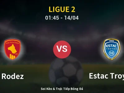 Kết Quả: Rodez 2-1 Estac Troyes – Highlight & Bàn Thắng | Ligue 2