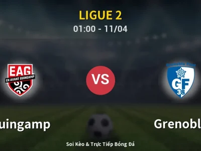 🔴 Trực Tiếp: Guingamp 0-1 Grenoble – Link Xem Ligue 2 (Full HD)