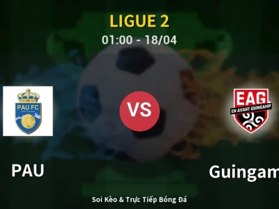 Kết Quả: PAU 2-1 Guingamp – Highlight & Bàn Thắng | Ligue 2