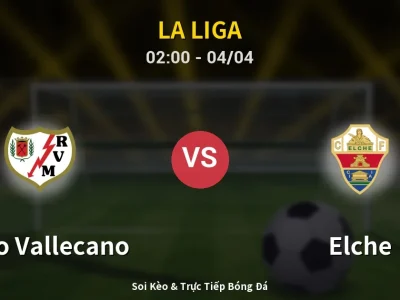 Kết Quả: Rayo Vallecano 1-0 Elche – Highlight & Bàn Thắng | La Liga