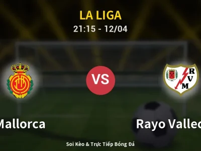 Soi Kèo Mallorca vs Rayo Vallecano – 21:15 12/04 | Nhận Định, Dự Đoán Tỷ Số