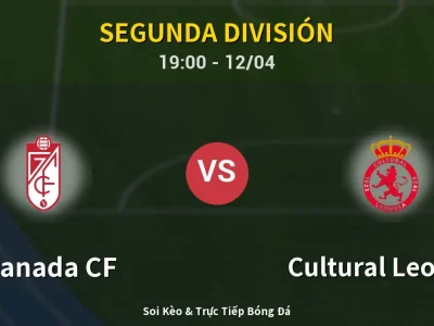 🔴 Trực Tiếp: Granada CF 1-0 Cultural Leonesa – Link Xem Segunda División (Full HD)