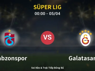 Kết Quả: Trabzonspor 2-1 Galatasaray – Highlight & Bàn Thắng | Süper Lig