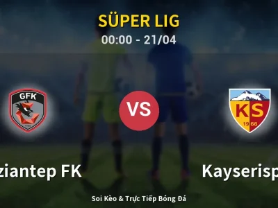 Kết Quả: Gaziantep FK 3-0 Kayserispor – Highlight & Bàn Thắng | Süper Lig