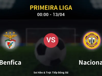 Kết Quả: Benfica 2-0 Nacional – Highlight & Bàn Thắng | Primeira Liga