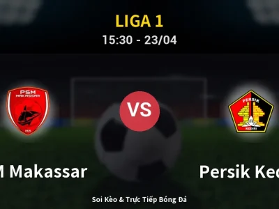Kết Quả: PSM Makassar 3-1 Persik Kediri – Highlight & Bàn Thắng | Liga 1