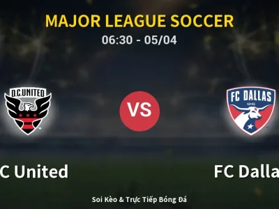 Kết Quả: DC United 0-4 FC Dallas – Highlight & Bàn Thắng | Major League Soccer