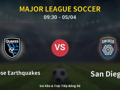 Kết Quả: San Jose Earthquakes 3-0 San Diego – Highlight & Bàn Thắng | Major League Soccer
