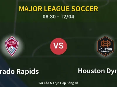 Kết Quả: Colorado Rapids 6-2 Houston Dynamo – Highlight & Bàn Thắng | Major League Soccer