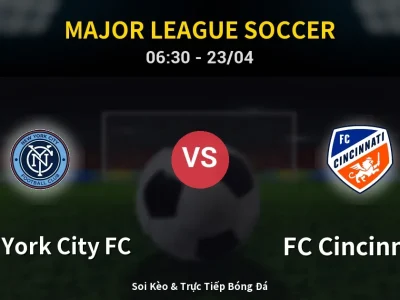 Kết Quả: New York City FC 4-4 FC Cincinnati – Highlight & Bàn Thắng | Major League Soccer