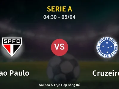 Kết Quả: Sao Paulo 4-1 Cruzeiro – Highlight & Bàn Thắng | Serie A