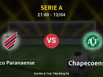Soi Kèo Atletico Paranaense vs Chapecoense-sc – 21:00 12/04 | Nhận Định, Dự Đoán Tỷ Số