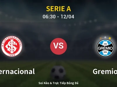 Kết Quả: Internacional 0-0 Gremio – Highlight & Bàn Thắng | Serie A
