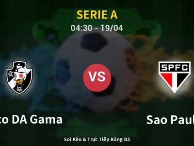 Kết Quả: Vasco DA Gama 2-1 Sao Paulo – Highlight & Bàn Thắng | Serie A