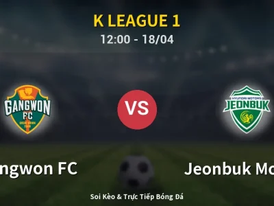 Kết Quả: Gangwon FC 1-1 Jeonbuk Motors – Highlight & Bàn Thắng | K League 1