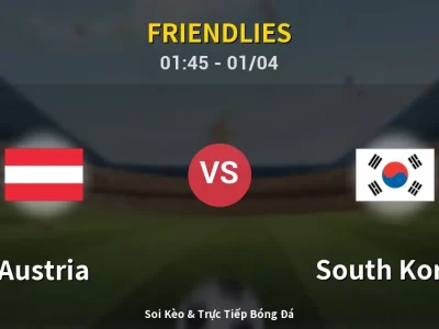 Kết Quả: Austria 1-0 South Korea – Highlight & Bàn Thắng | Friendlies